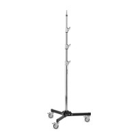 Avenger A5033 (Roller 33 Folding Base) | Stalowy statyw oświetleniowy z kołami i hamulcami, wysokość do 330 cm, udźwig do 12 kg 