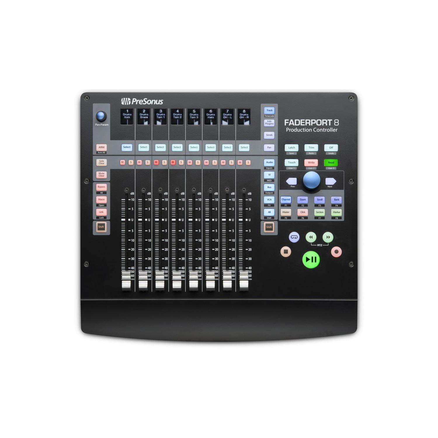 PreSonus Faderport 8 | Kontroler oprogramowania DAW, kontroler USB + PreSonus Studio One 6 Artist PreSonus - 1