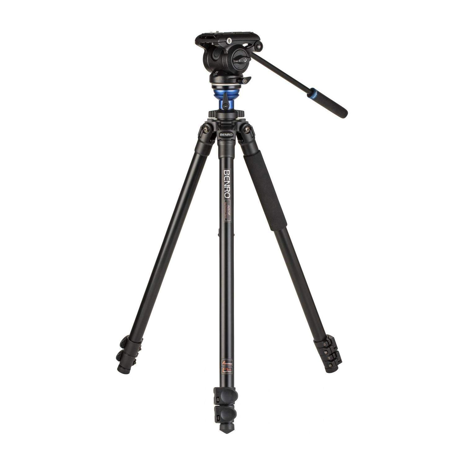 Benro A2573FS4PRO | Statyw wideo A2573F z głowicą S4PRO, maks. wys. 177 cm, udźwig do 4 kg Benro - 1
