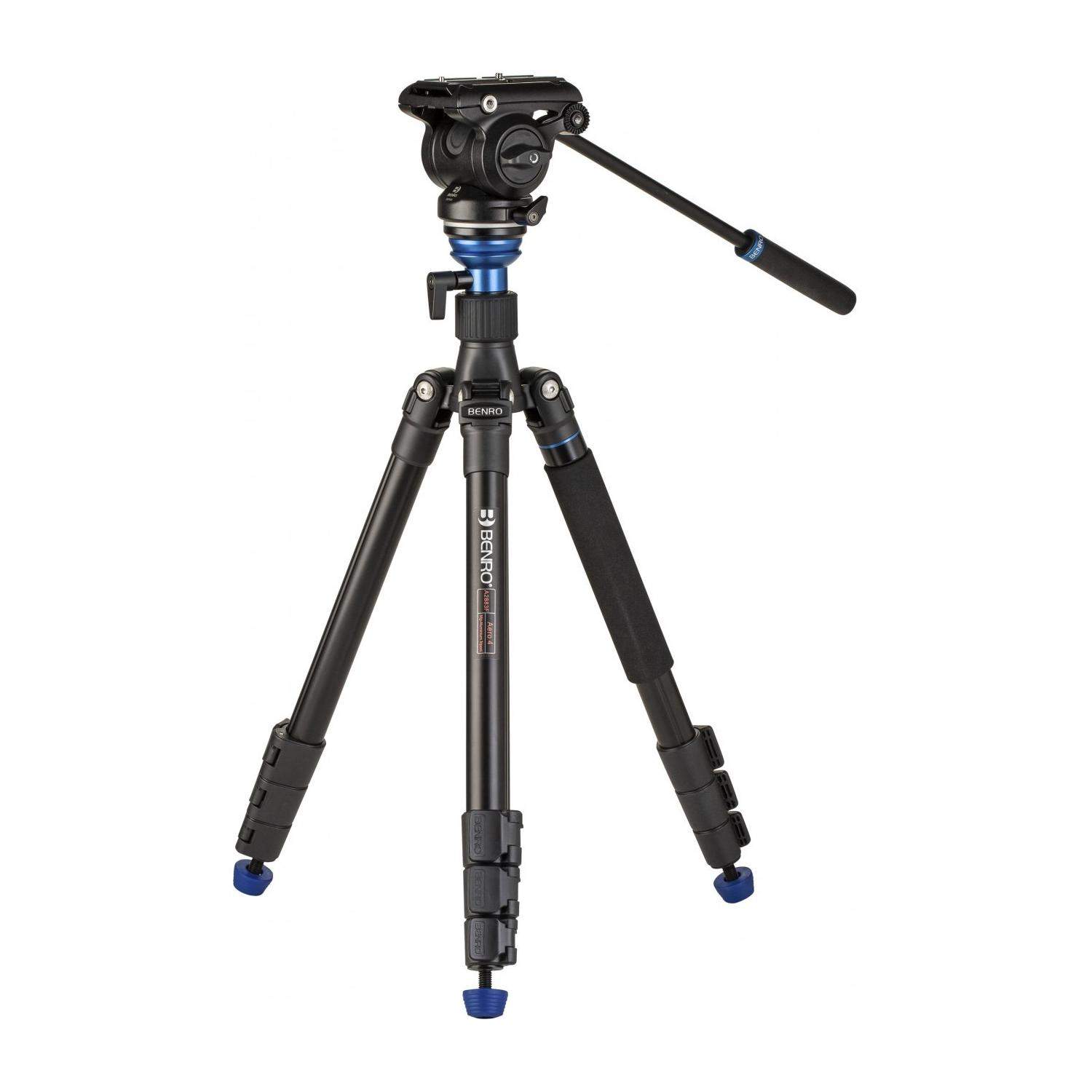 Benro A2883FS4PRO | Statyw wideo/monopod A2883F z głowicą S4PRO, maks. wys. 165.5 cm, udźwig do 4 kg Benro - 1