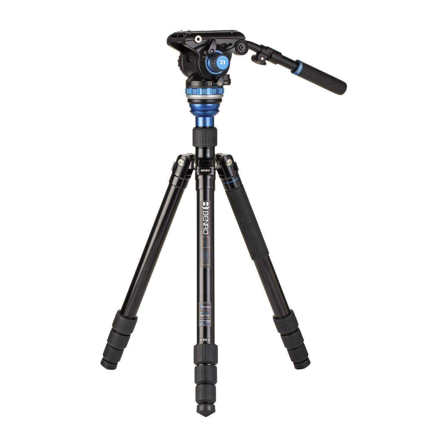 Benro A3883TS6PRO | Statyw wideo/monopod A3883T z głowicą S6PRO, maks. wys. 184 cm, udźwig do 6 kg Benro - 1