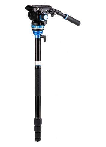 Benro A3883TS6PRO | Statyw wideo/monopod A3883T z głowicą S6PRO, maks. wys. 184 cm, udźwig do 6 kg Benro - 4