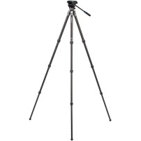 Benro Tortoise 24CLV+S4PRO (TTOR24CLVS4PRO) | Statyw wideo TTOR24CLV z głowicą wideo S4PRO, maks. wys. 158.5 cm, udźwig do 4 kg 