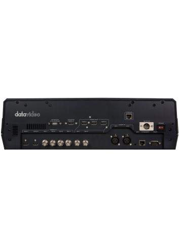 Datavideo HS-1300 | 6-kanałowy mikser wideo z możliwością streamingu, rejestracji i wbudowanym ekranem 17" Datavideo - 1