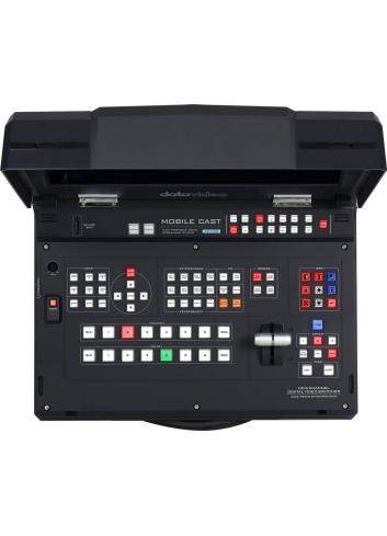 Datavideo HS-1300 | 6-kanałowy mikser wideo z możliwością streamingu, rejestracji i wbudowanym ekranem 17" Datavideo - 1