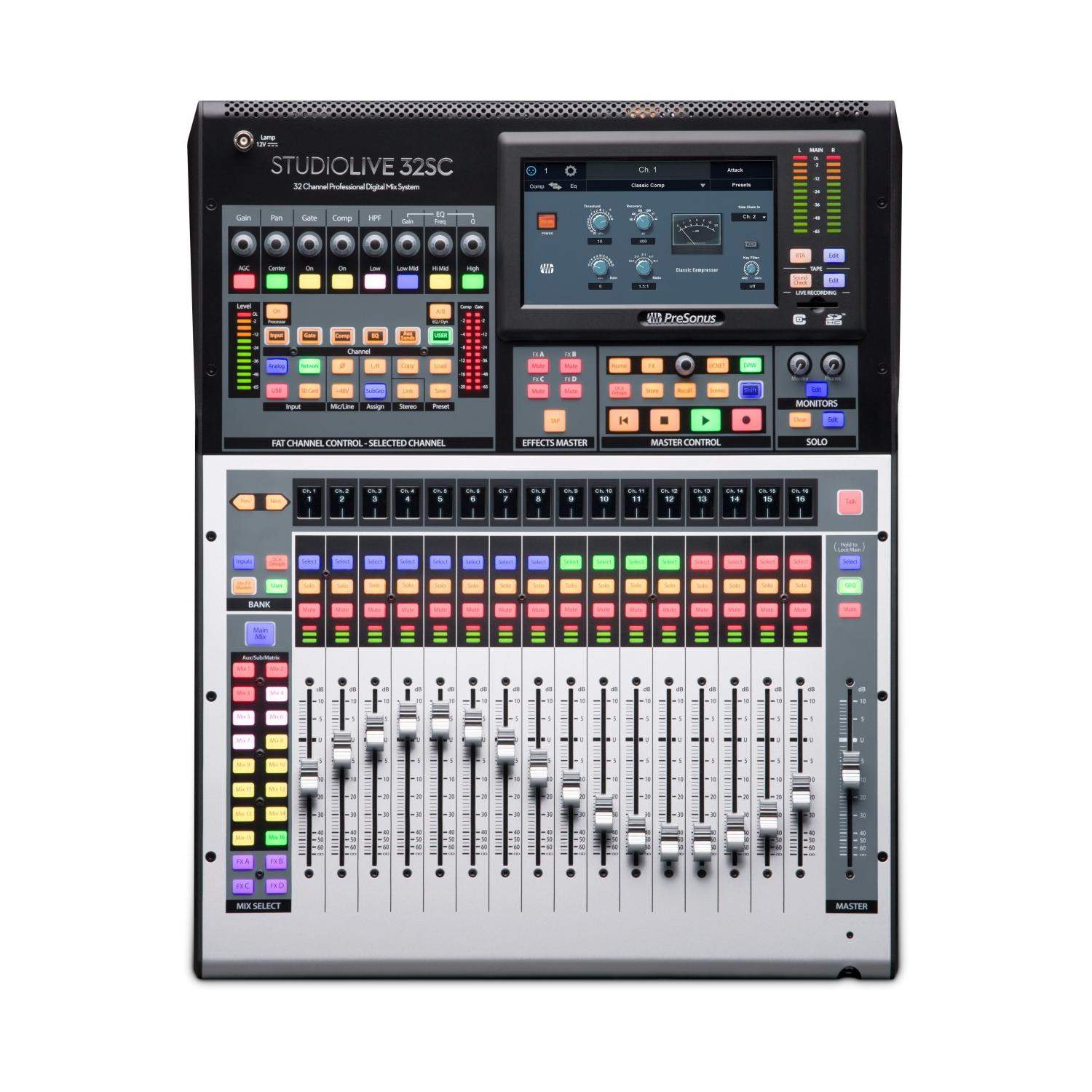 PreSonus StudioLive 32SC | 32-kanałowy mikser cyfrowy PreSonus - 1