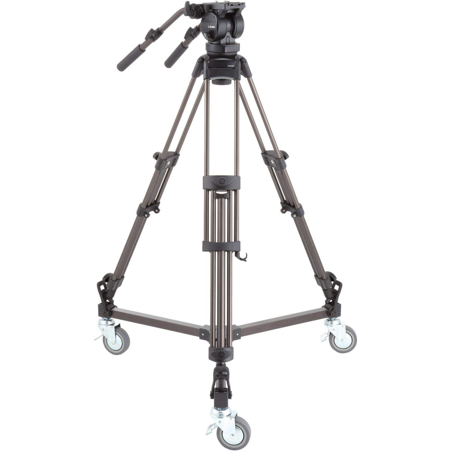 Libec LX10 Studio | Aluminiowy statyw foto-wideo z głowicą LX10 i dolly, udźwig do 16 kg, wysokość do 1.87 m Libec - 1