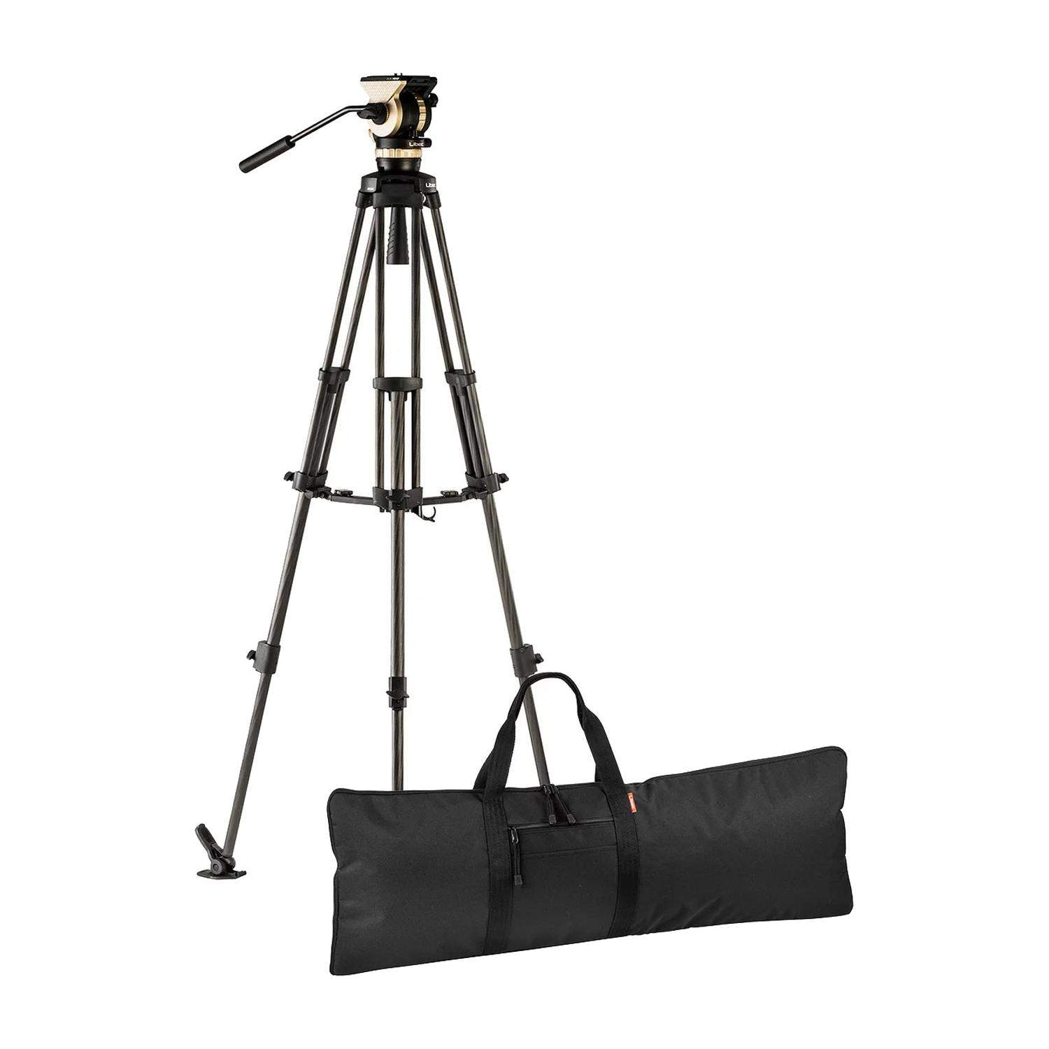 Libec NX-100MC | Karbonowy statyw foto-wideo z głowicą NH10, rozpórka środkowa, udźwig do 4 kg, wysokość do 1.67 m Libec - 1