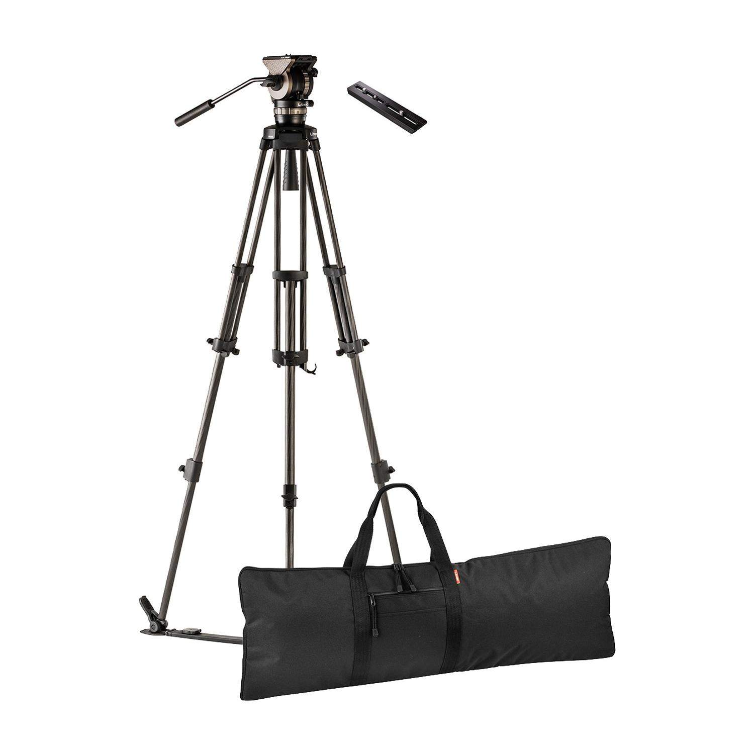 Libec NX-300C | Karbonowy statyw foto-wideo z głowicą NH30, rozpórka dolna, udźwig do 10 kg, wysokość do 1.68 m Libec - 1