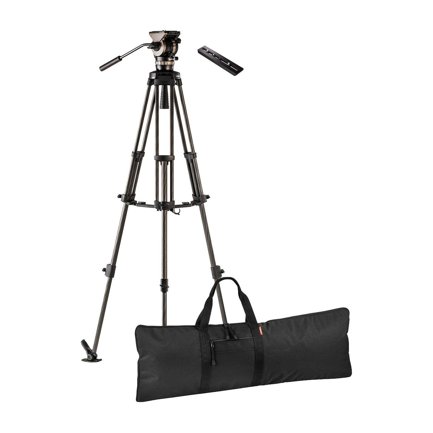 Libec NX-300MC | Karbonowy statyw foto-wideo z głowicą NH30, rozpórka środkowa, udźwig do 10 kg, wysokość do 1.67 m Libec - 1