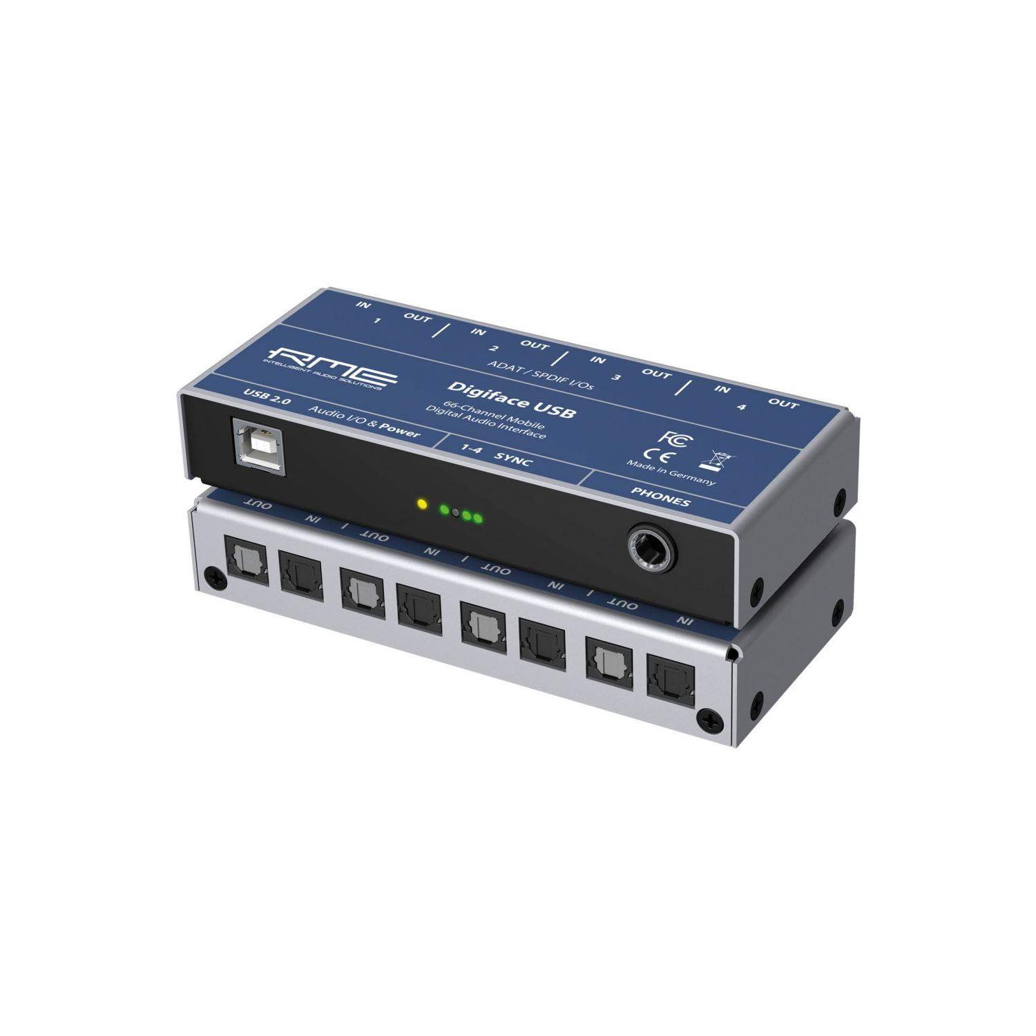 RME Digiface USB | Interfejs audio USB 2.0 32x34, ADAT/SPDIF, zewnętrzna karta dźwiękowa RME - 1