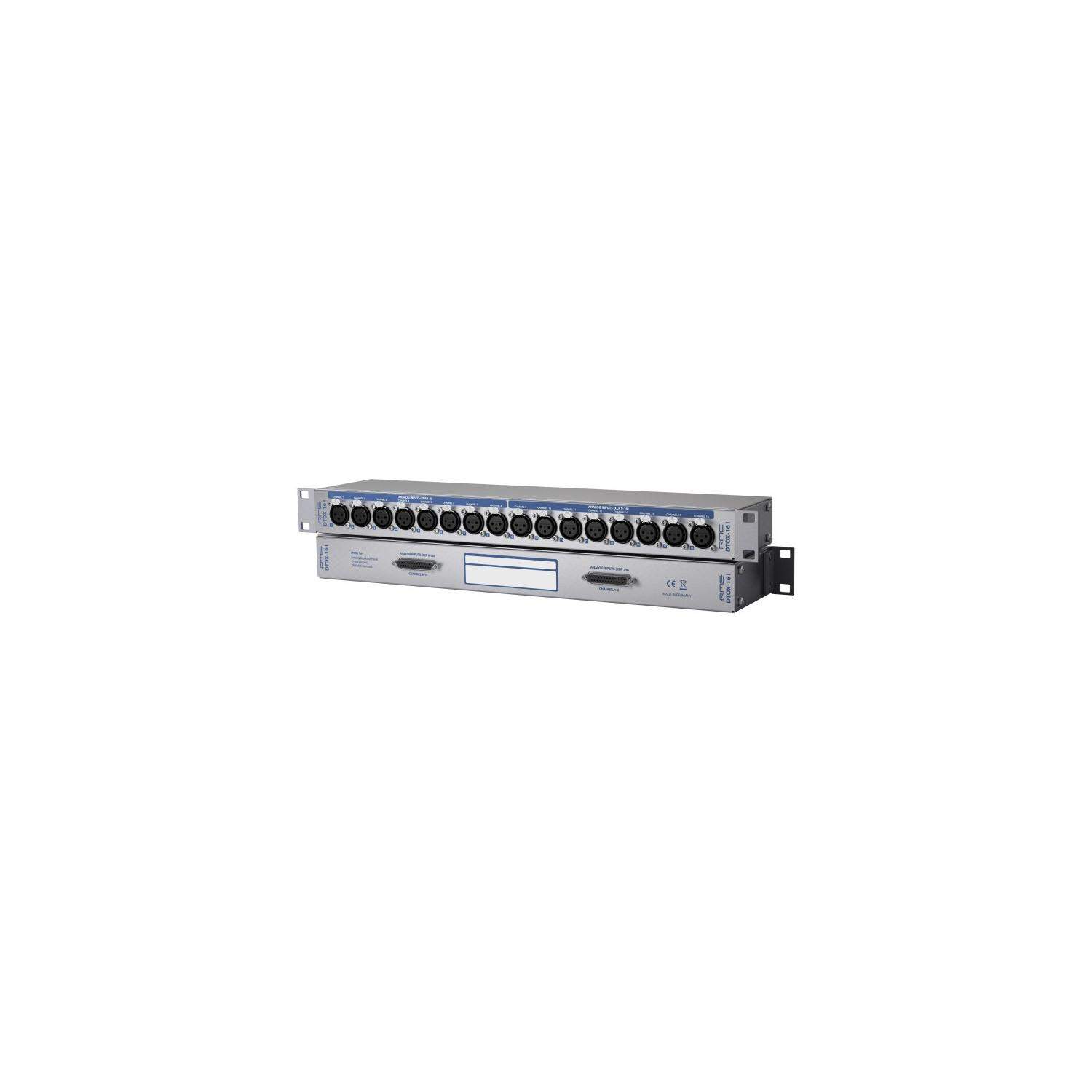RME DTOX-16 I | Zewnętrzny breakout box, 16 wejść XLR, 2 wejścia D-Sub (25-pin) RME - 1