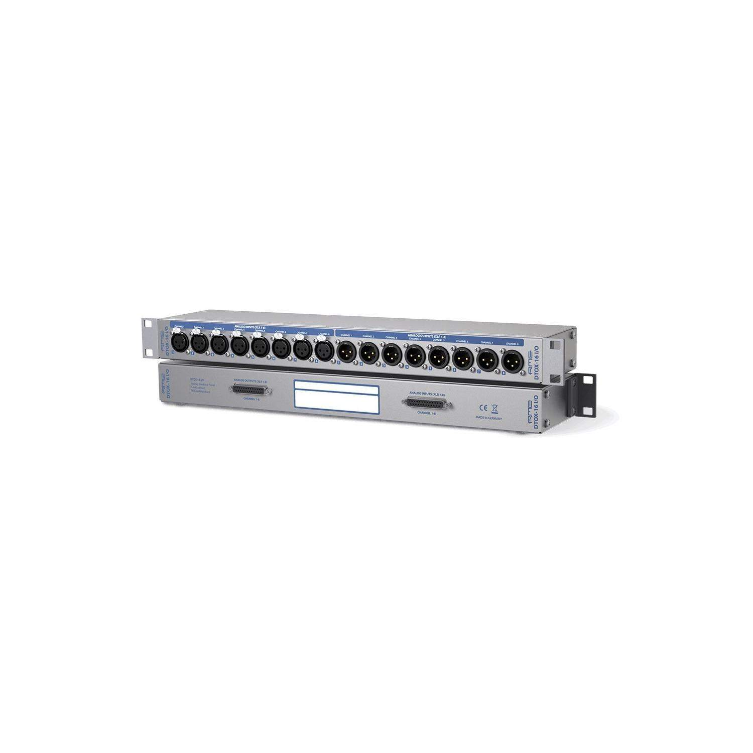 RME DTOX-16 I/O | Zewnętrzny breakout box, 8 wejść XLR, 8 wyjść XLR, 1 wejście D-Sub, 1 wyjście D-Sub RME - 1