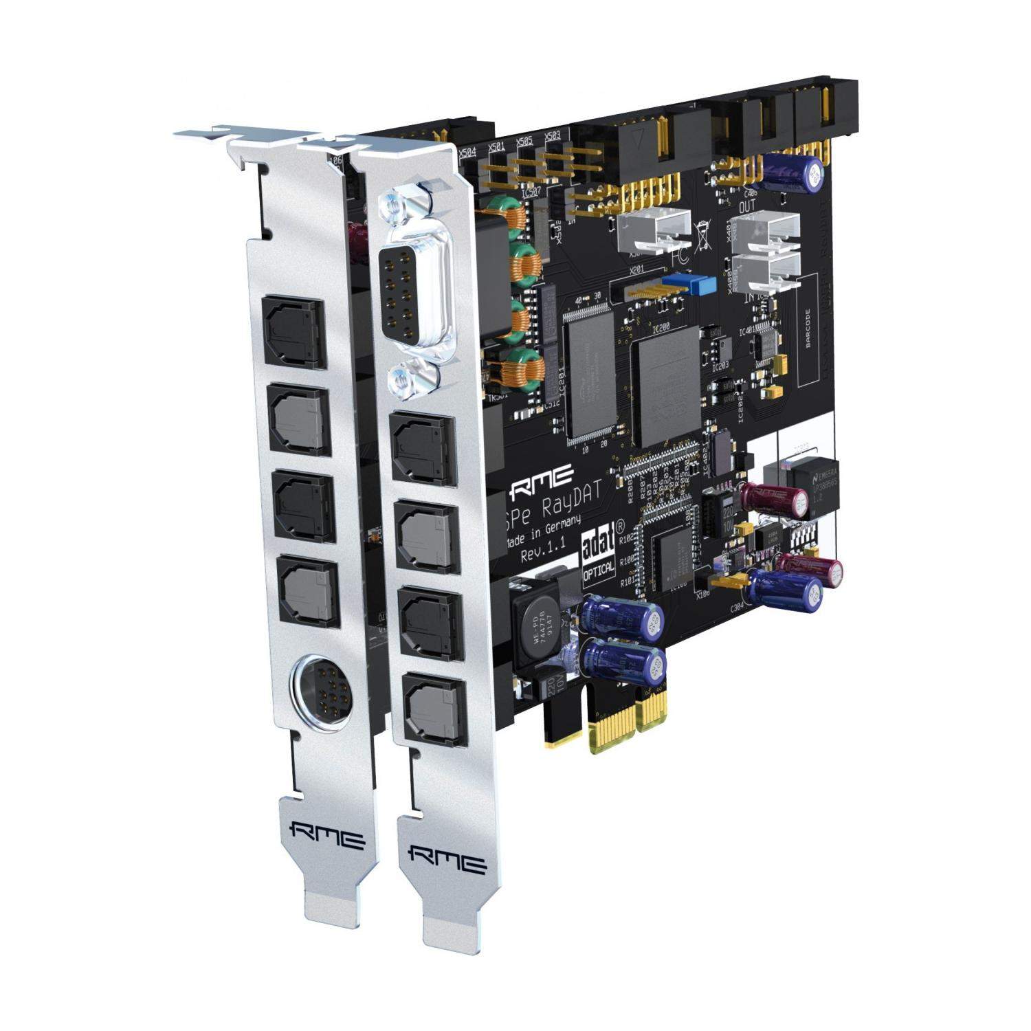 RME HDSPe RayDAT | Karta audio PCI-Express 36x36, 24-bit/192 kHz, ADAT, S/PDIF, MIDI RME - 1