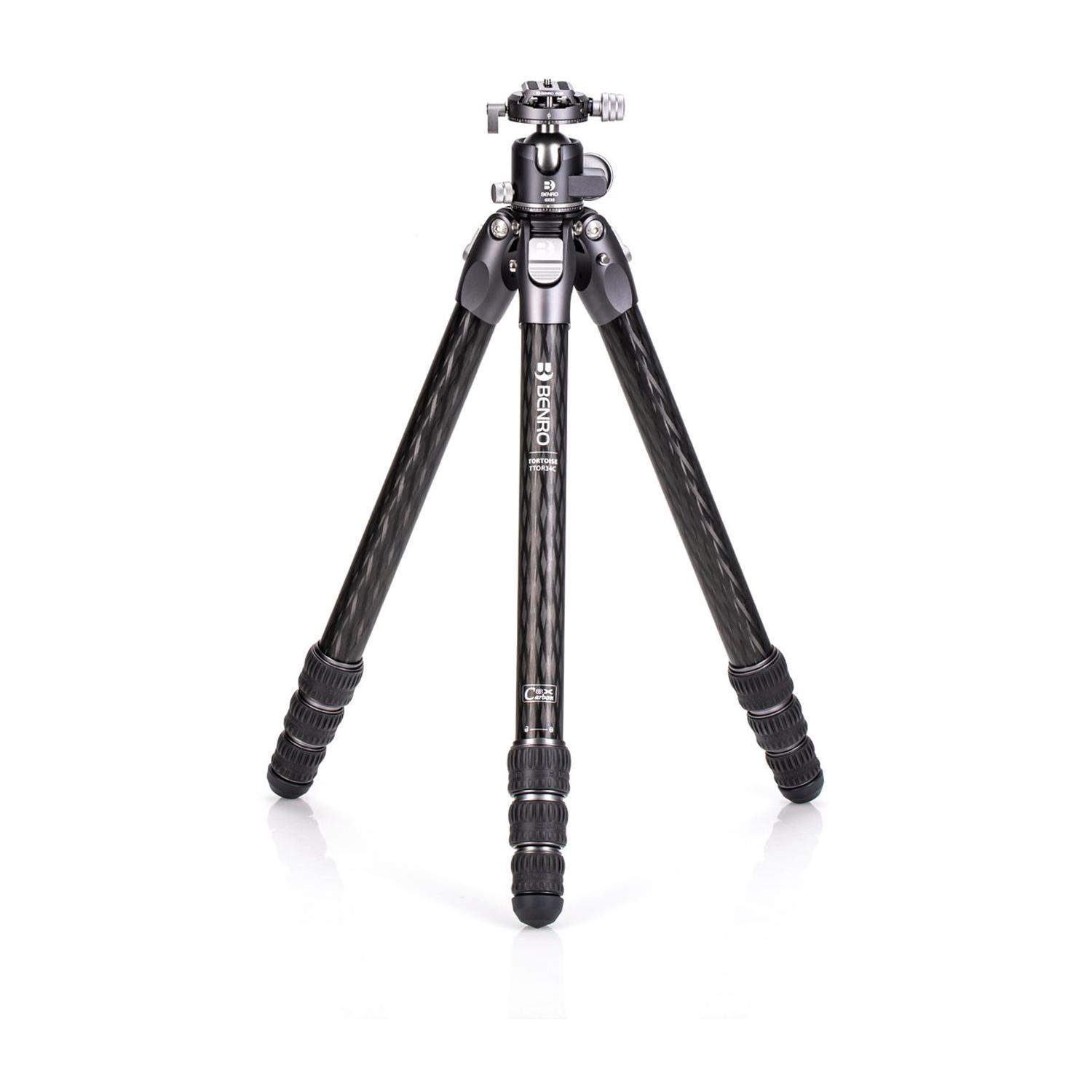 Benro Tortoise 34C+GX35 (TTOR34CGX35) | Statyw wideo TTOR34C z głowicą kulową GX35, maks. wys. 144 cm, udźwig do 18 kg Benro - 1