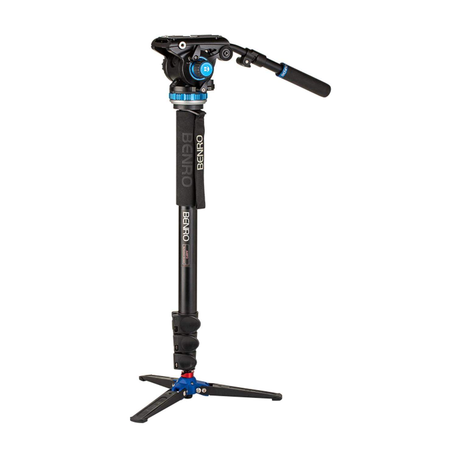 Benro A48FDS6PRO | Monopod wideo A48F z głowicą S6PRO, maks. wys. 177 cm, udźwig do 6 kg Benro - 1