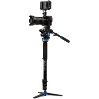 Benro A48FDS6PRO | Monopod wideo A48F z głowicą S6PRO, maks. wys. 177 cm, udźwig do 6 kg Benro - 3