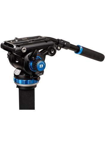 Benro A48FDS6PRO | Monopod wideo A48F z głowicą S6PRO, maks. wys. 177 cm, udźwig do 6 kg Benro - 4