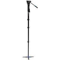 Benro A48FDS4PRO | Monopod wideo A48F z głowicą S4PRO, maks. wys. 174 cm, udźwig do 4 kg Benro - 2