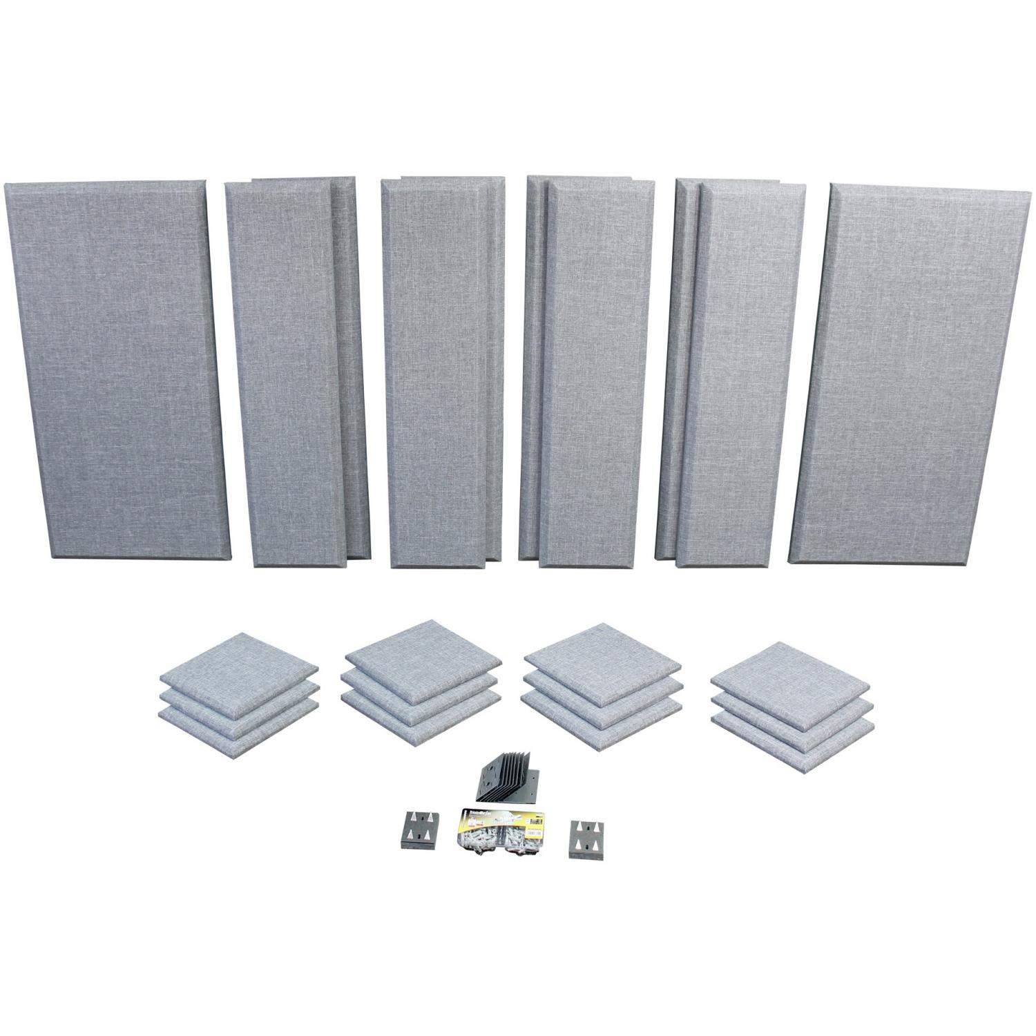 Primacoustic London 12 Grey Room Kit | Zestaw panele akustyczne do wygłuszania pomieszczeń 15m2 Primacoustic - 1
