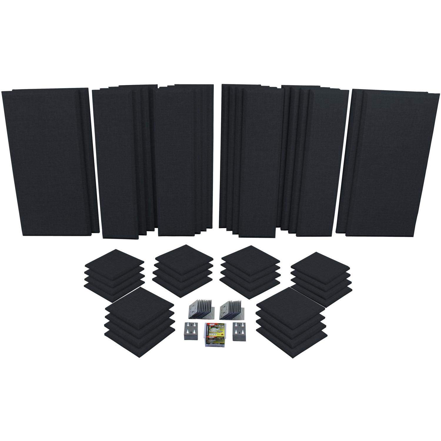 Primacoustic London 16 Black Room Kit | Zestaw panele akustyczne do wygłuszania pomieszczeń 20m2