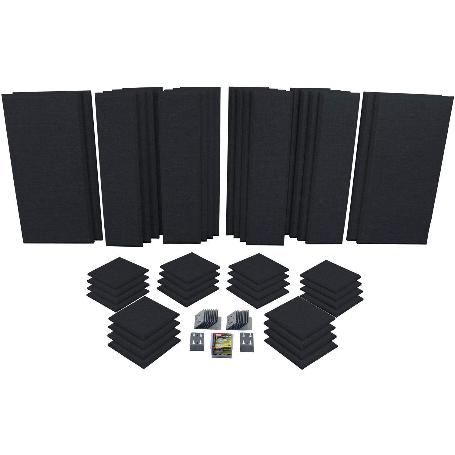 Primacoustic London 16 Black Room Kit | Zestaw panele akustyczne do wygłuszania pomieszczeń 20m2 Primacoustic - 1