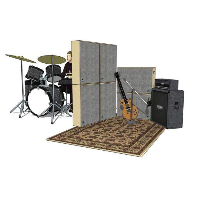 Primacoustic GoTrap Grey | Przenośna pułapka basowa, mobilny bass trap, 61 x 91 cm Primacoustic - 3