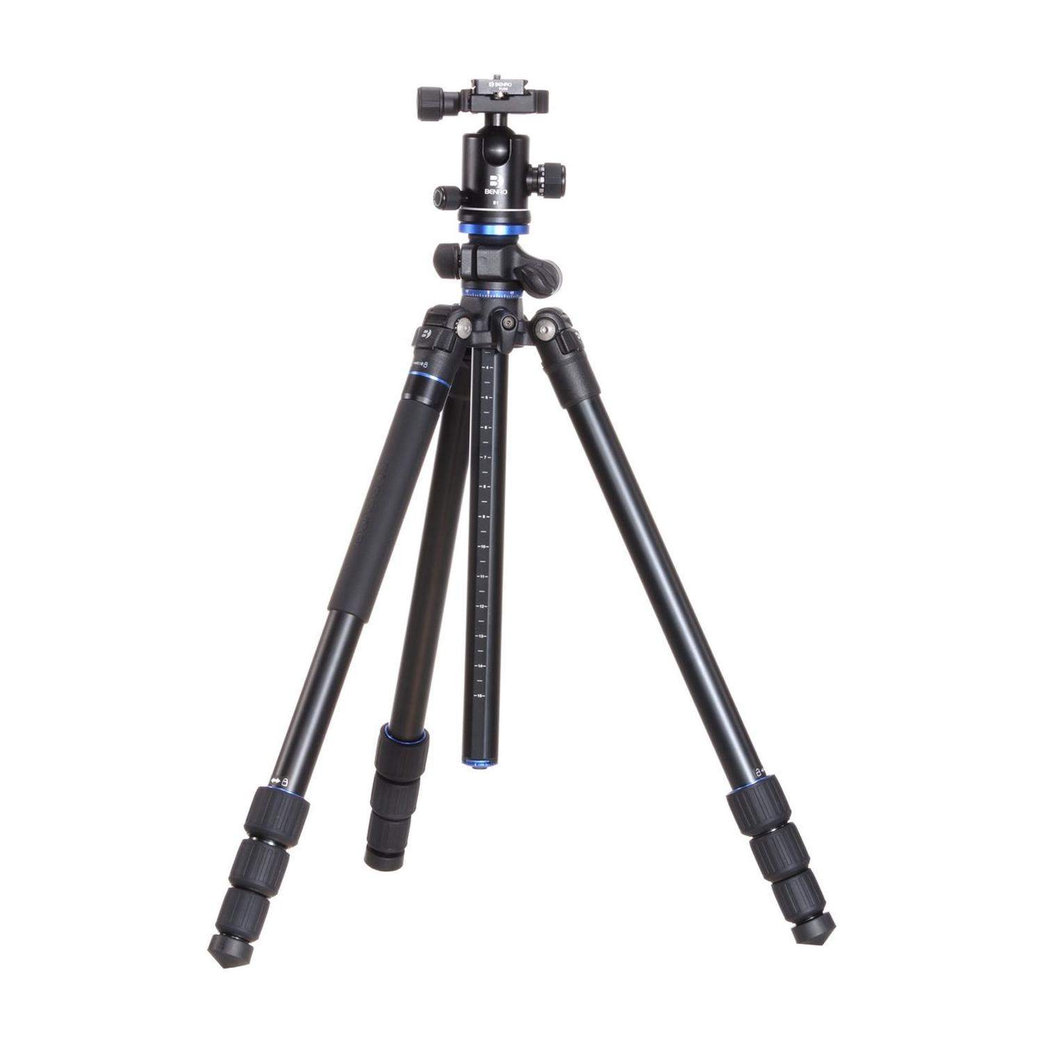Benro GoPlus Travel (FGP18AB1) | Statyw/monopod wideo FGP18A z głowicą kulową B1, maks. wys. 154 cm, udźwig do 12 kg Benro - 1