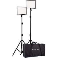 Nanlite Lumipad 25 2-Kit | Zestaw dwóch paneli LED ze statywami i torbą, 25 W, Bi-Color, 3200K-5600K Nanlite - 1