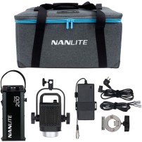Nanlite Forza 200 | Lampa LED z akcesoriami, 200W, 5600K, DMX, Adapter V-Mount, CRI 98 Nanlite - 4