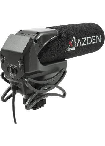 Azden SMX-15 | Kierunkowy mikrofon pojemnościowy typu shotgun, superkardioida, zasilanie bateryjne Azden - 1