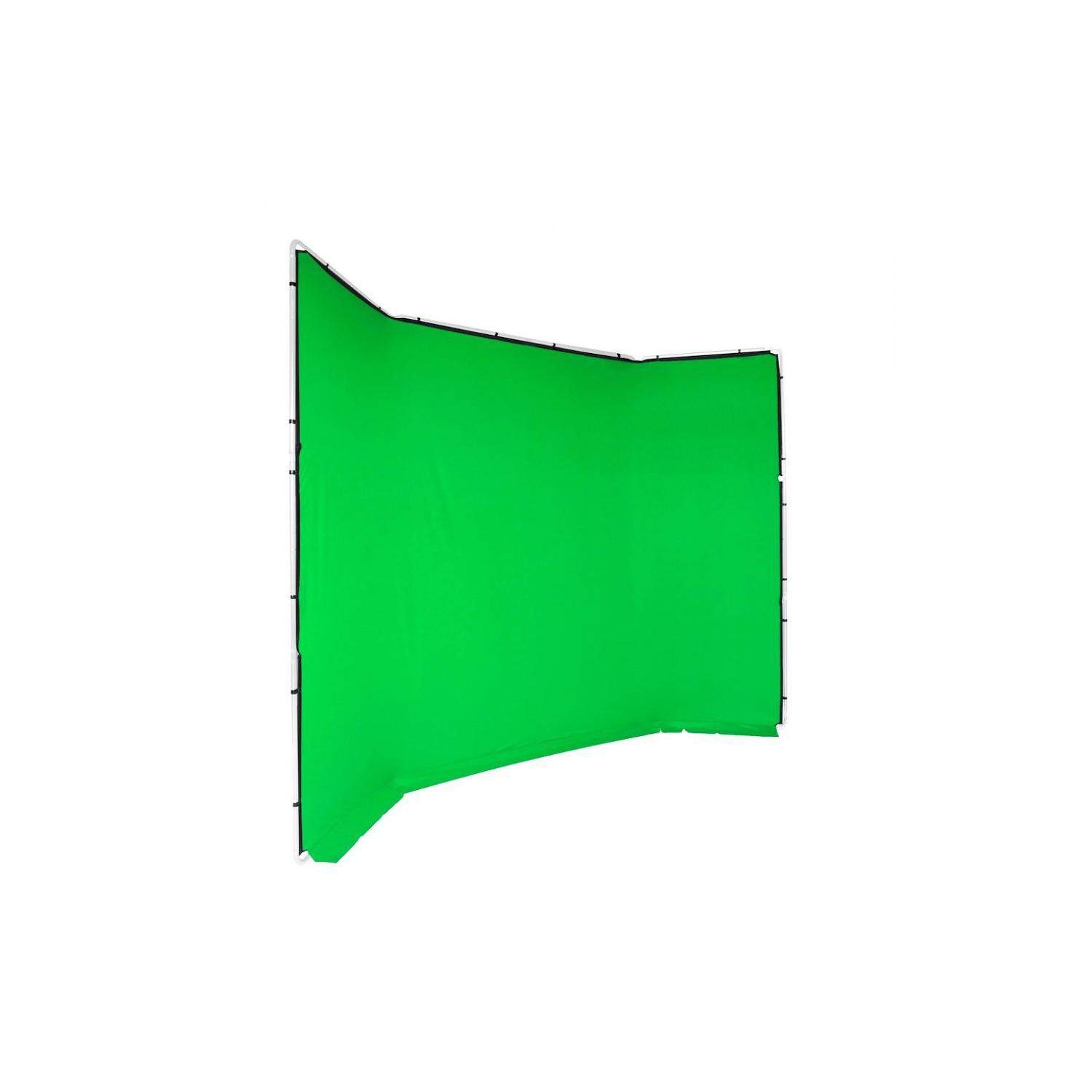 Manfrotto MLBG4301CG | Tło tkaninowe Chroma Key FX bez ramy, Chromakey Green, zielone, 4 x 3 m Manfrotto - 1