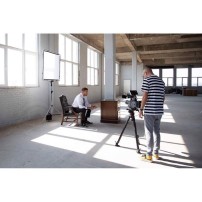 Manfrotto MLLC1101K (Pro Scrim All-In-One 1.1x1.1m) | Rama butterfly, tkanina czarna i dyfuzyjna -1.25EV, blenda Silver/White Ma