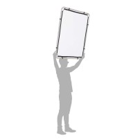 Manfrotto MLLC1101K (Pro Scrim All-In-One 1.1x1.1m) | Rama butterfly, tkanina czarna i dyfuzyjna -1.25EV, blenda Silver/White Ma