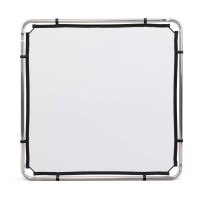 Manfrotto MLLC1101K (Pro Scrim All-In-One 1.1x1.1m) | Rama butterfly, tkanina czarna i dyfuzyjna -1.25EV, blenda Silver/White Ma
