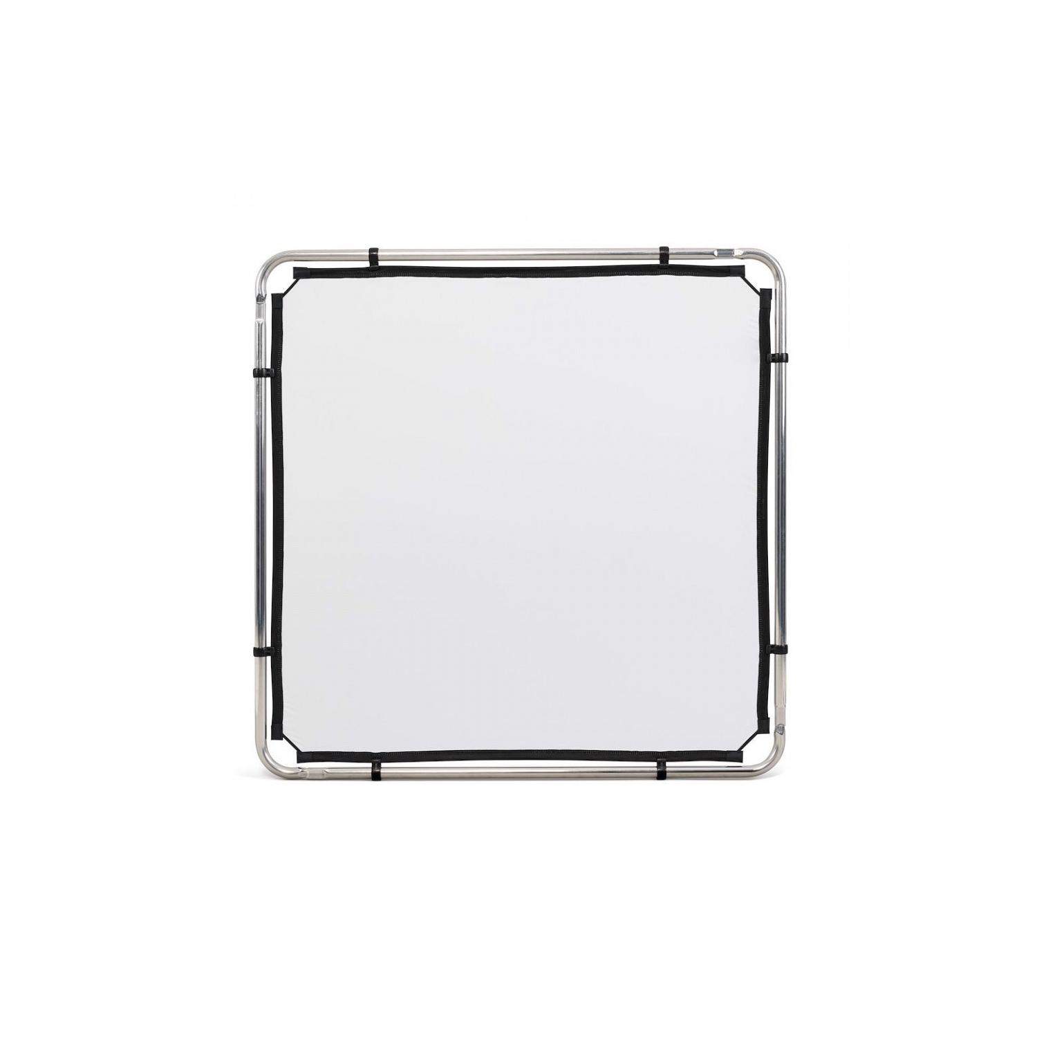 Manfrotto MLLC1101K (Pro Scrim All-In-One 1.1x1.1m) | Rama butterfly, tkanina czarna i dyfuzyjna -1.25EV, blenda Silver/White Ma