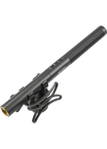 Azden SGM-250 | Kierunkowy mikrofon pojemnościowy typu shotgun, superkardioida, zasilanie Phantom lub bateryjne Azden - 1