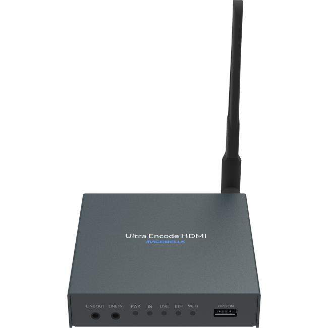 Magewell Ultra Encode HDMI (53040) | Enkoder wideo, Line In/Out, Ethernet, WiFi, HDMI In/Out, RTSP, RTMP, RTMPS, SRT, NDI|HX Mag