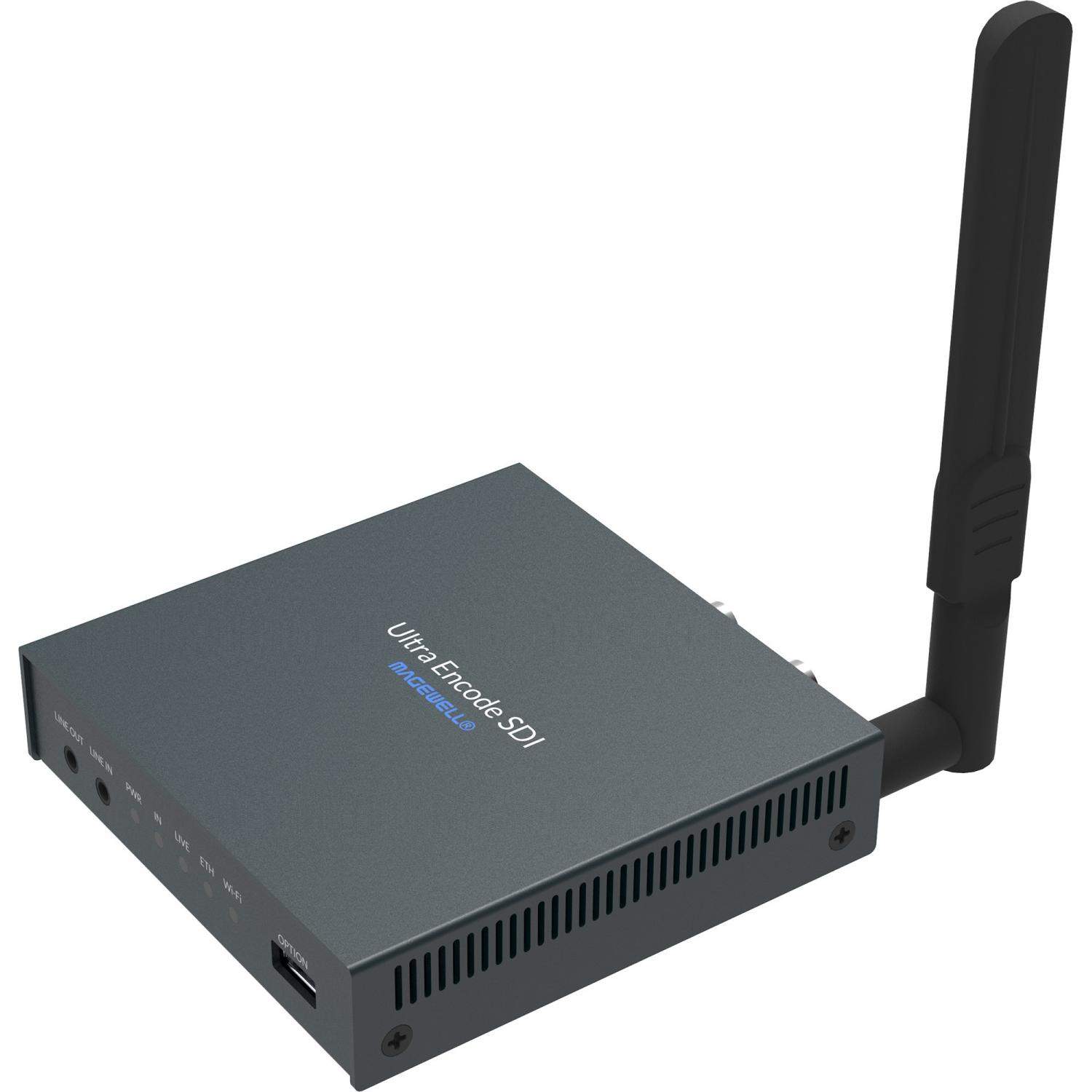 Magewell Ultra Encode SDI (53050) | Enkoder wideo, Line In/Out, Ethernet, WiFi, SDI In/Out, RTSP, RTMP, RTMPS, SRT, NDI
