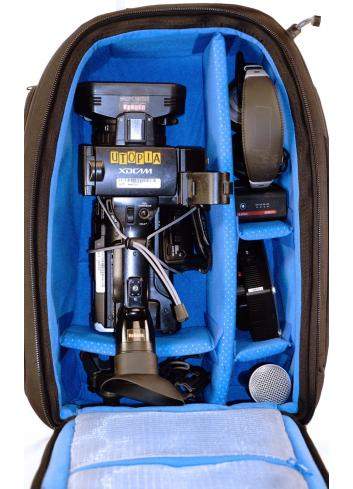 Orca OR-26 Camera Backpack | Torba plecak z kołami do kamer aparatów wideo wew. 48x29x21cm Orca - 1