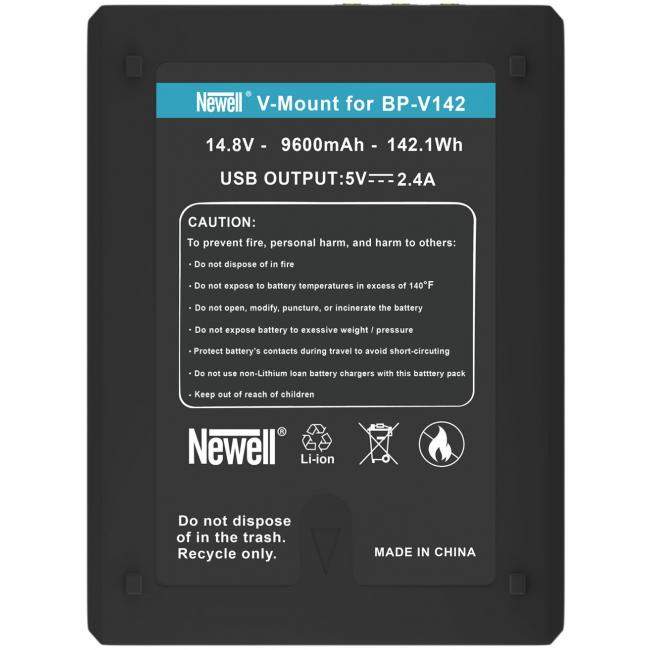 Newell BP-V142 SLIM V-Mount | Akumulator 142Wh 9600mAh D-Tap USB Newell - 1