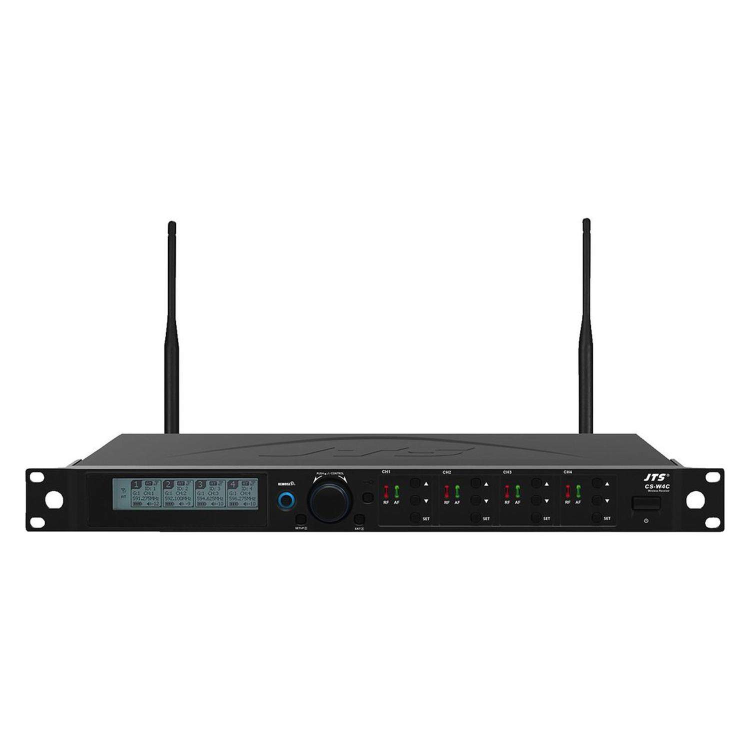 JTS CS-W4C/5 | 4-kanałowy odbiornik bezprzewodowy do systemów konferencyjnych JTS - 1