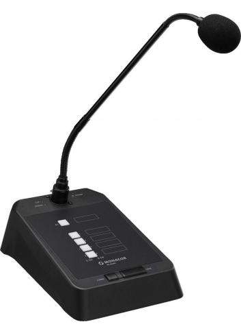 MONACOR PA-M4RC | Mikrofon pulpitowy PA strefowy Monacor - 1