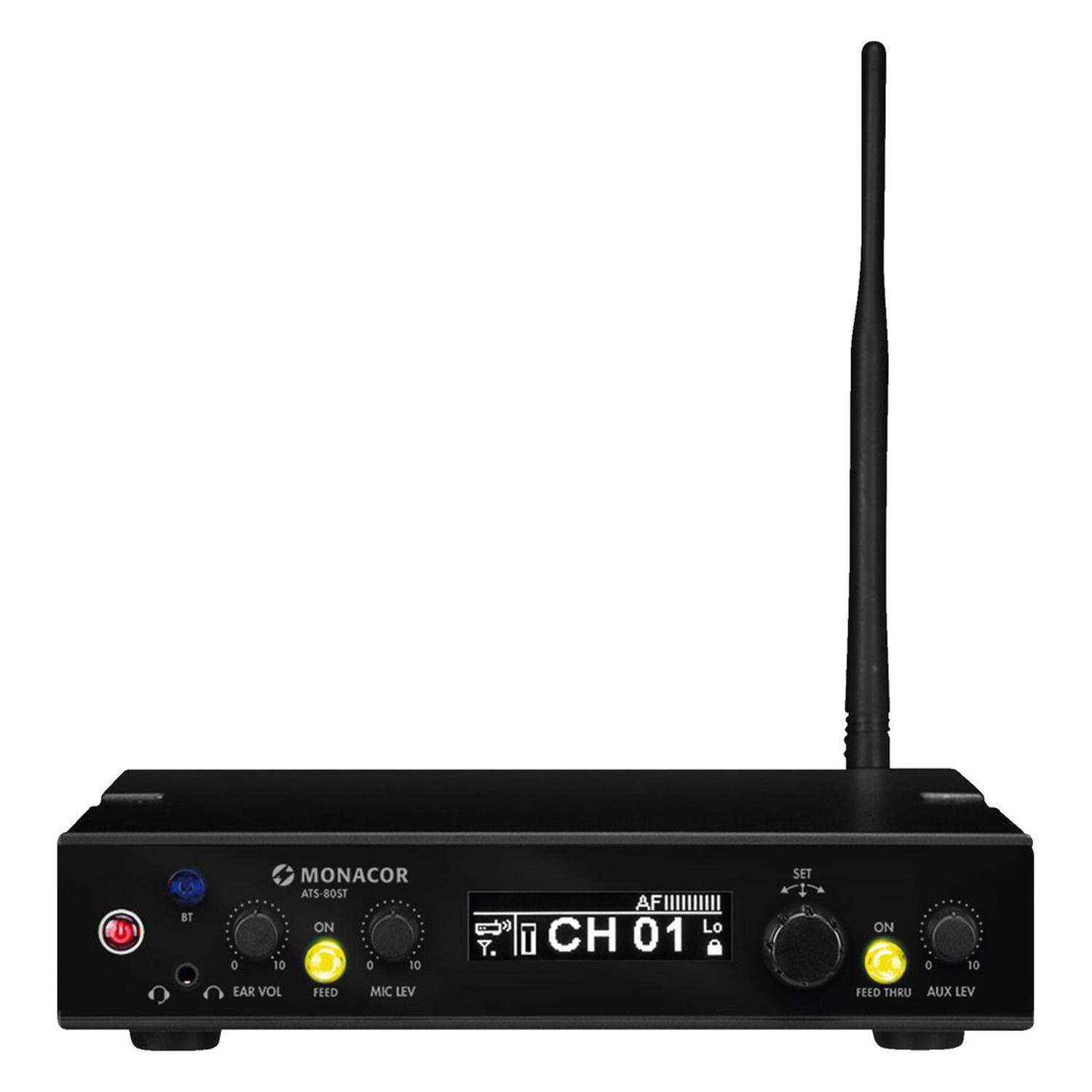 MONACOR ATS-80ST | Bezprzewodowy system transmisji głosu z syntezą PLL Monacor - 1