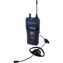 MONACOR ATS-80T | Nadajnik bezprzewodowy PLL do sygnałów mikrofonowych i liniowych Monacor - 1