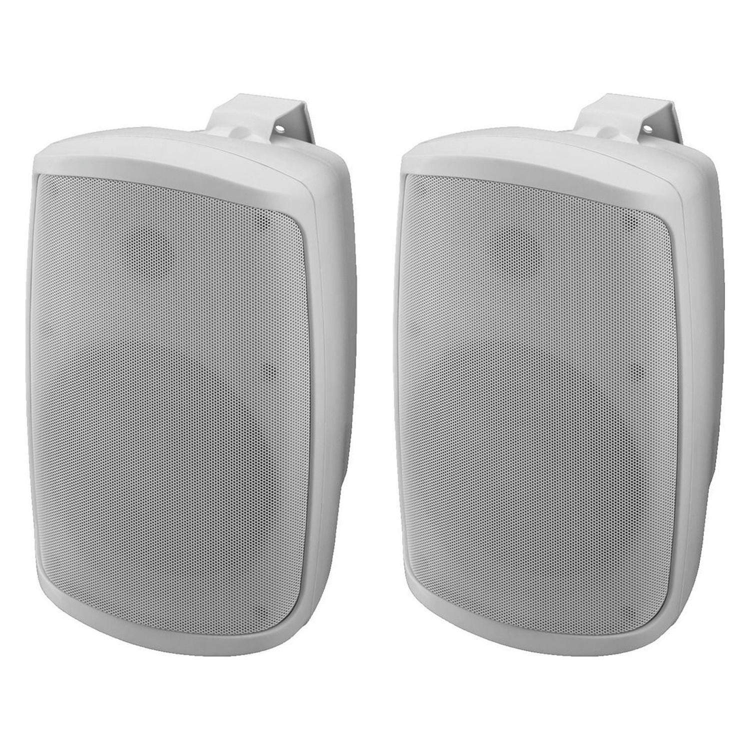 MONACOR WALL-06SET/WS | Zestaw kolumn instalacyjnych ściennych 6" aktywna pasywna Monacor - 1