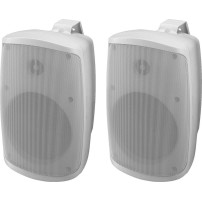 MONACOR WALL-05SET/WS | Zestaw kolumn instalacyjnych ściennych 5" aktywna pasywna Monacor - 1