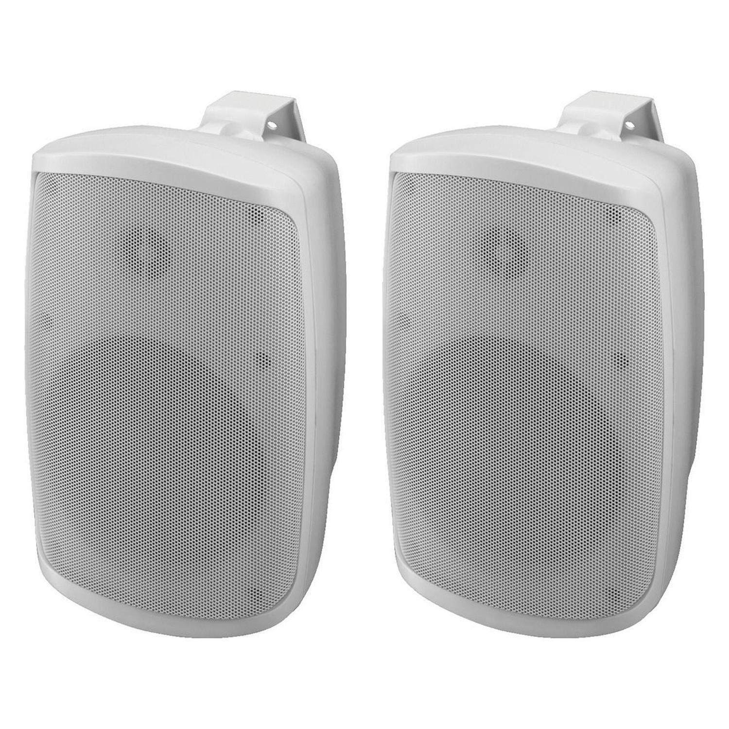 MONACOR WALL-05SET/WS | Zestaw kolumn instalacyjnych ściennych 5" aktywna pasywna Monacor - 1