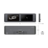 Blackmagic Design SmartScope Duo 4K | Podwójny monitor podglądowy 8" z monitoringiem waveform w standardzie rack 19", 3U Blackma