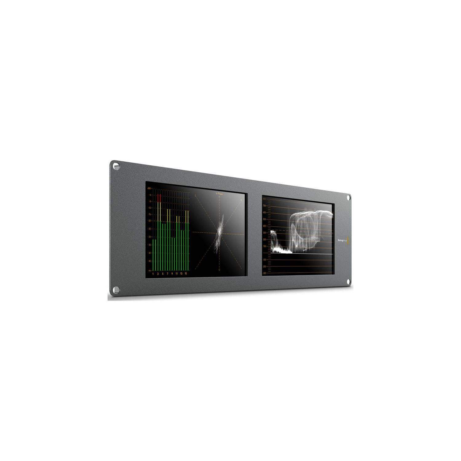 Blackmagic Design SmartScope Duo 4K | Podwójny monitor podglądowy 8" z monitoringiem waveform w standardzie rack 19", 3U Blackma